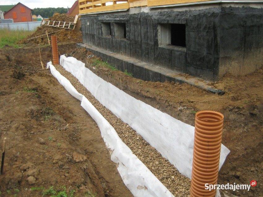 GEOWŁÓKNINADREFON 120g m2 drenaż filtracja Nisko