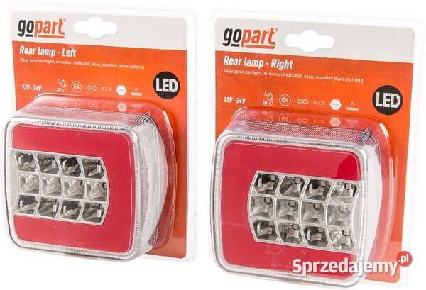 Lampa tylna zespolona LED prostokątna 1224V Kamionna sprzedam