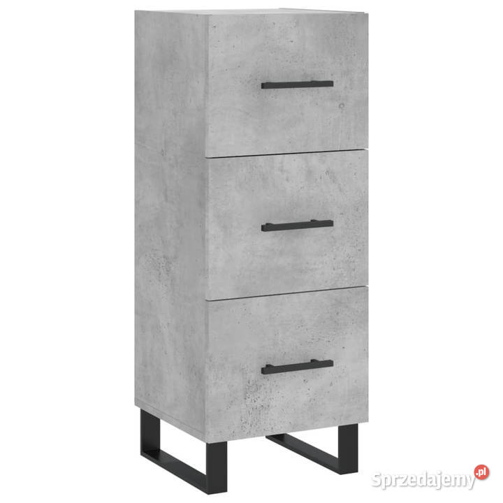 Szafka szarość betonu 345x34x90 materiał Pozostałe Warszawa