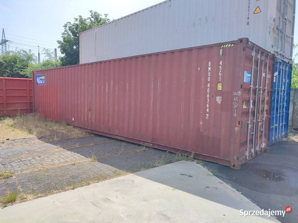 Kontener morski 40 DVHC 12 metrowy Bydgoszcz