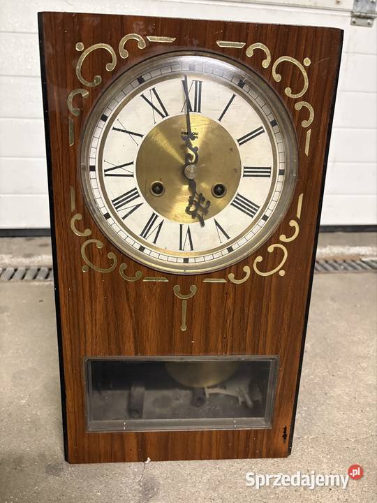 Zegar ścienny Polski PRL PredonMetron Bełsznica