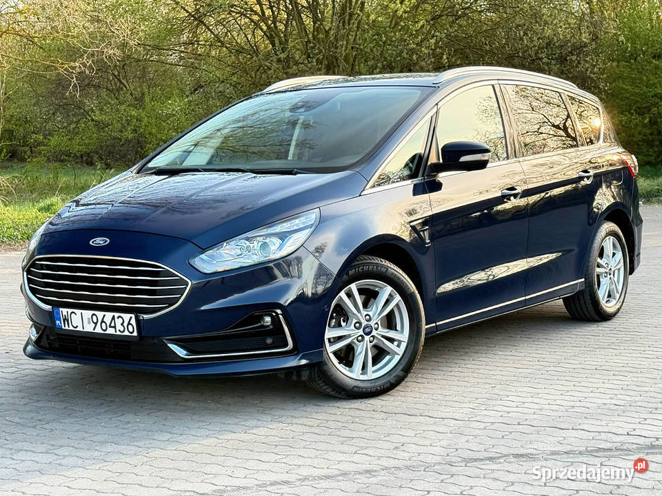 FORD S-MAX 2.0 Diesel 150 KM 5 MIEJSC • Automat • TITANIUM • FV23% • VIDEO