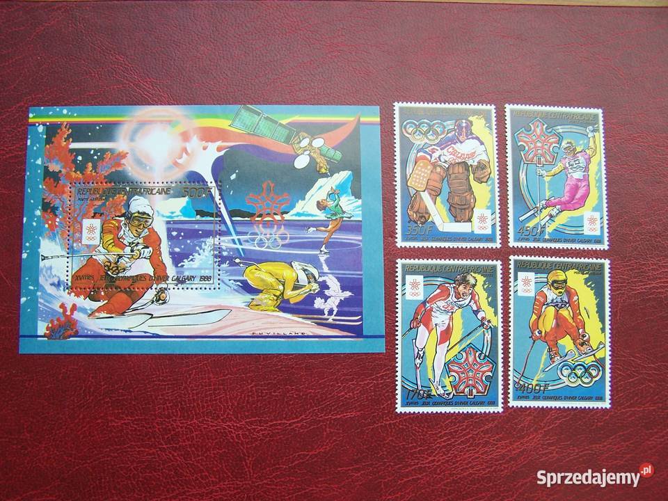 Centralna Afryka 1988 MNH Mi 134346 Sport