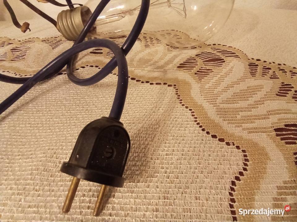 Lampa warsztatowa duża PRL Warszawa sprzedam