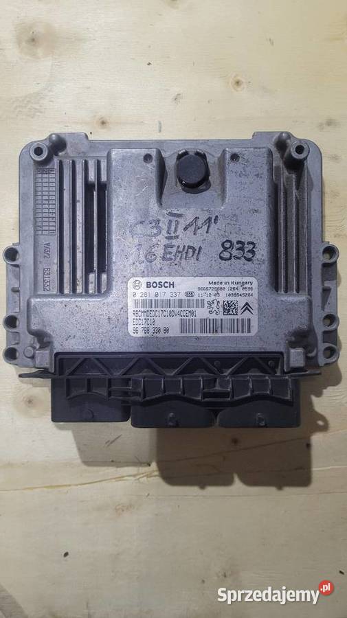 STEROWNIK 9676833080 0281017337 Citroen C3 II Świątniki Górne