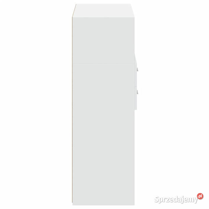 Wysoka szafka biała 80x425x124 materiał Warszawa
