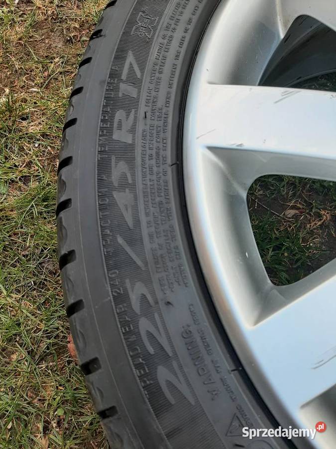 Alufelga 17 koło Volkswagen 5K0 z oponą Michelin mazowieckie Warszawa