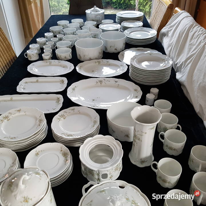 Rosenthal Monbijou Grune Gruene Ranke porcelana Warszawa