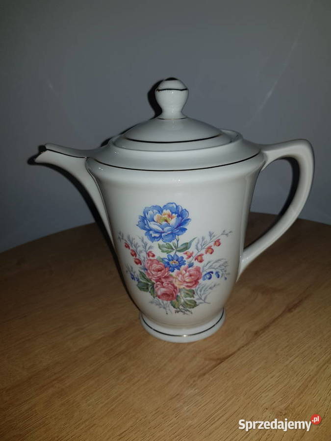 Dzbanek do kawy porcelana francuska Limoges Ceramika i szkło wielkopolskie Wola Podłężna