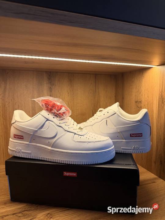 Nike Air Force 1 Supreme Białe Rozmiar 42 Nike Bralin
