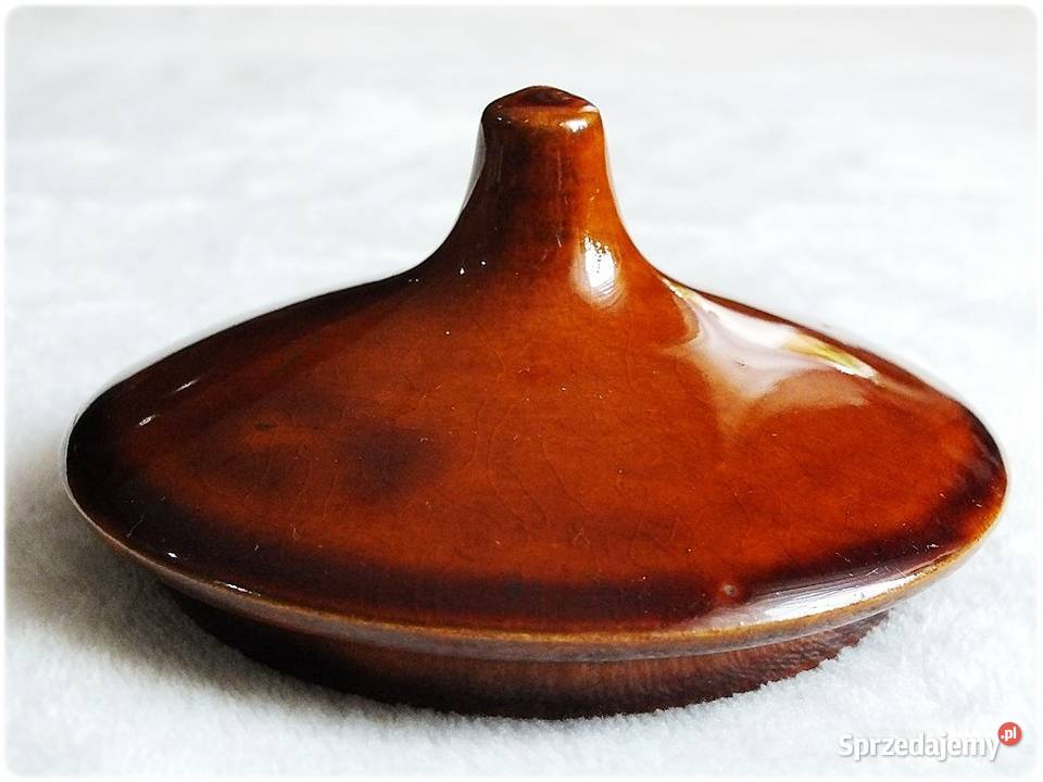 Pokrywka Cukiernicy Dzbanka Ceramika lat 70 MI Żary