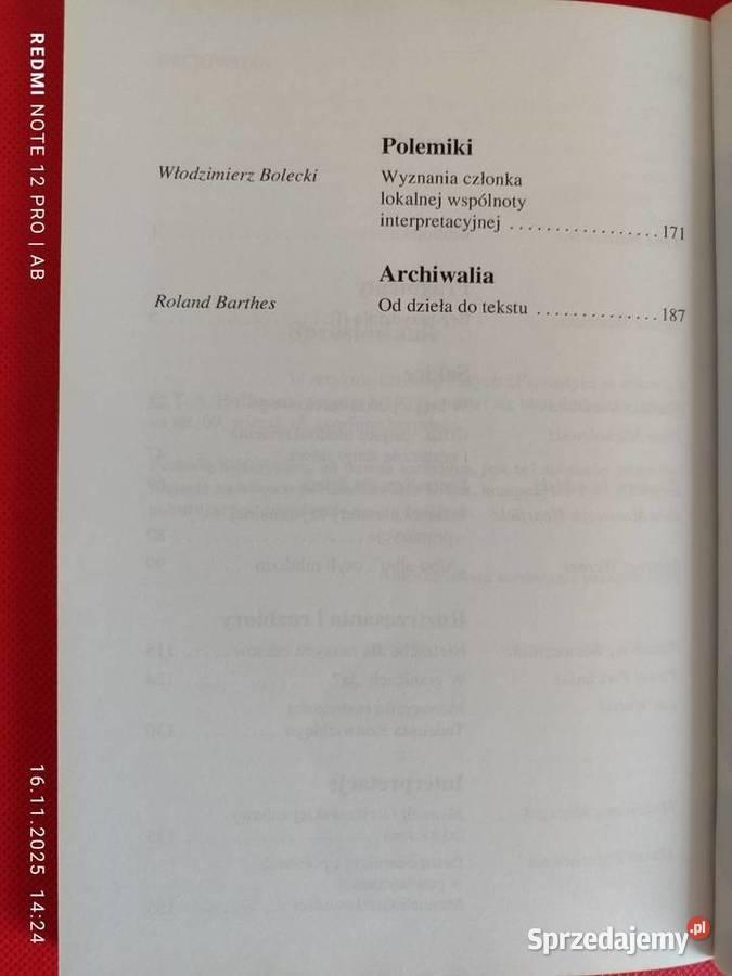 Teksty Drugie 6 54 1998 IBL PAN Popularnonaukowe śląskie Katowice