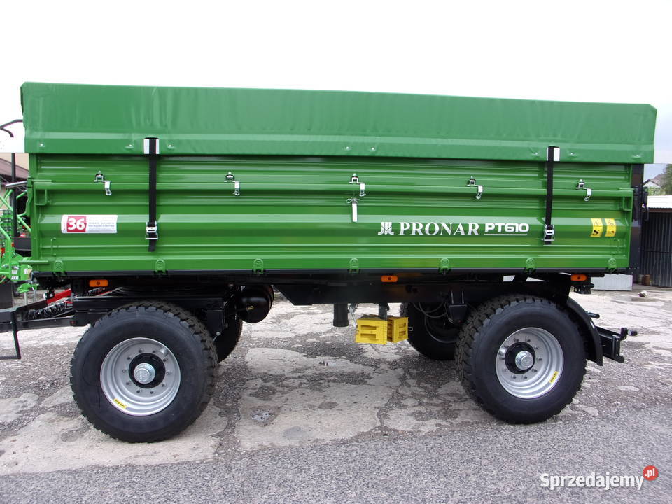 NOWA Przyczepa rolnicza dwuosiowa PRONAR PT610 Pronar Opoczno sprzedam