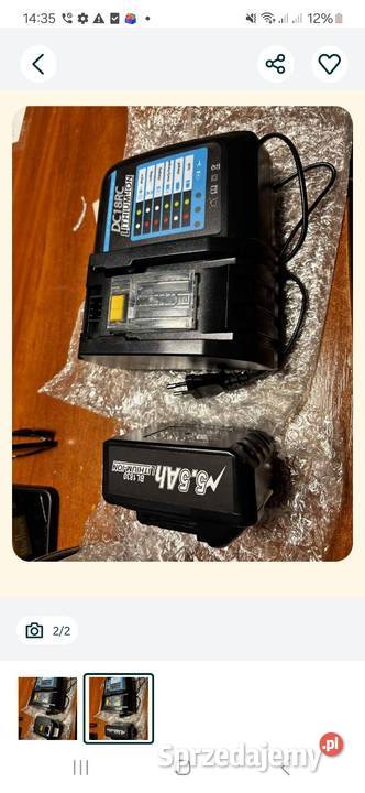 Ładowarka DC18RC Akumulator BL1830 18V 35Ah Akumulatory Warka