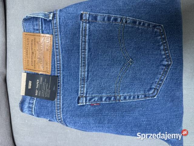 Levis premium jeans 502 Taper bawełna elastan Dąbie