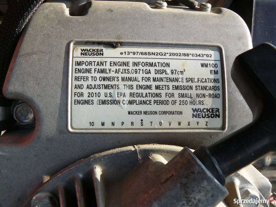 Skoczek Wacker Neuson BS604s 71 r 2010 Stopa Kraków