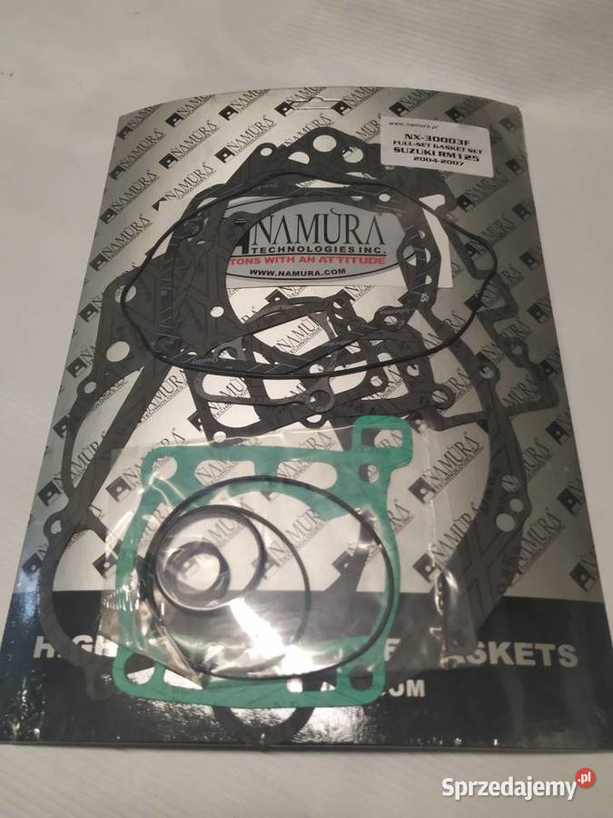 NAMURA KOMPLET USZCZELEK RM 125 0407 śląskie Zabrze