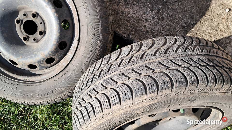 Sprzedam opony zimowe stalowe zima Żywiec sprzedam