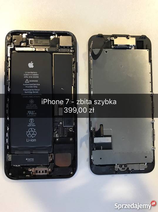 Wymiana szybki wyświetlacza iPhone 7 39900 Warszawa