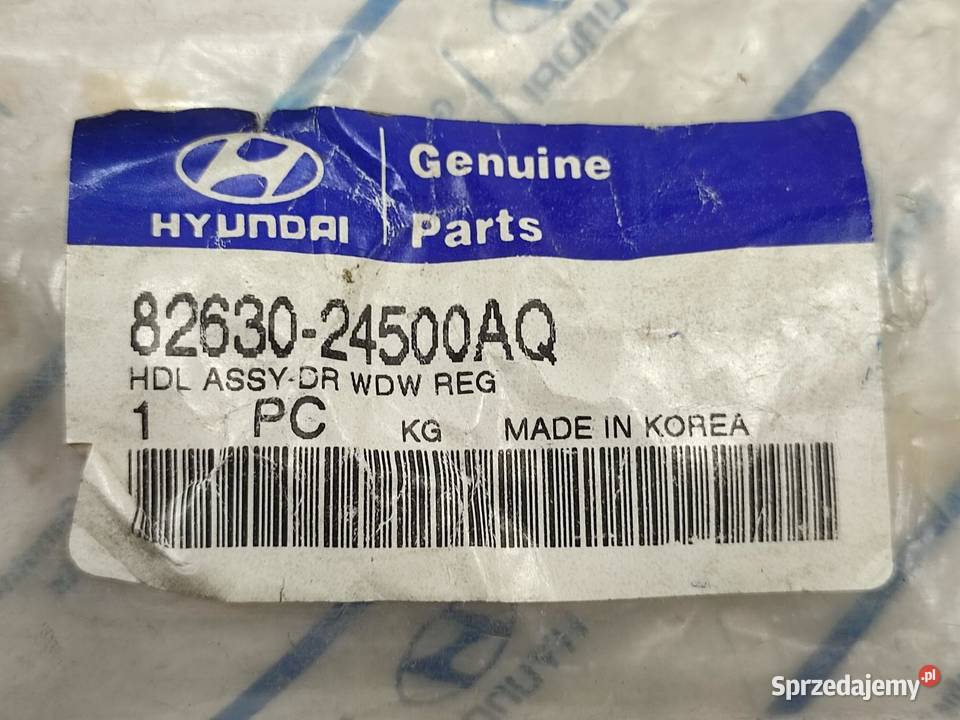 KORBKA RĄCZKA SZYBY HYUNDAI EXCEL 19901994 NOWA