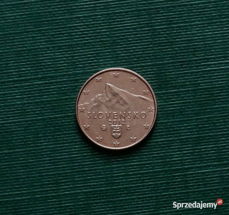SŁOWACJA 1 eurocent 2012r sprzedam
