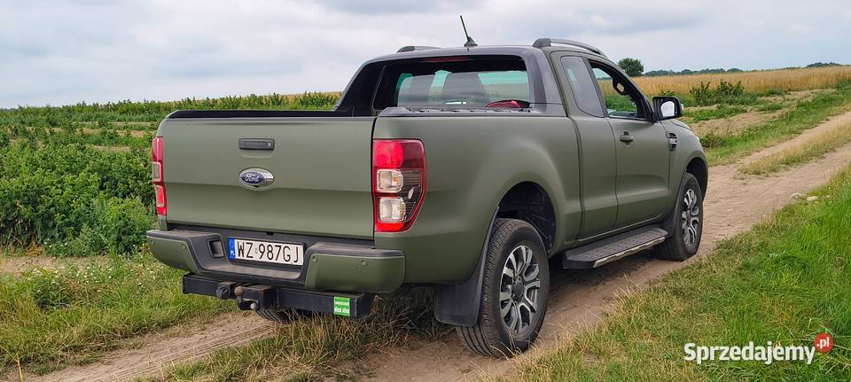 Ford Ranger WILDTRAK 32 200 2020r Niski Przebieg komputer pokładowy Warszawa
