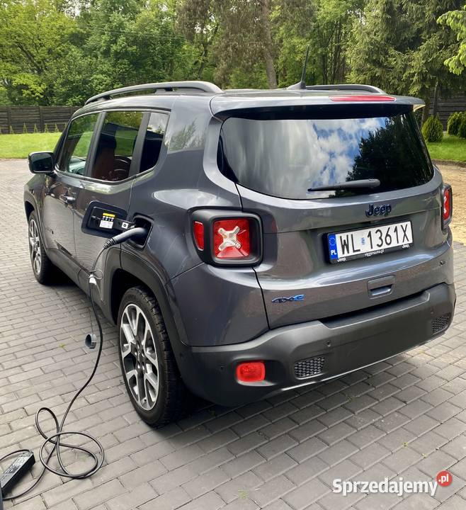 Jeep Renegade Hybryda PlugIN ładowanie z czujnik parkowania