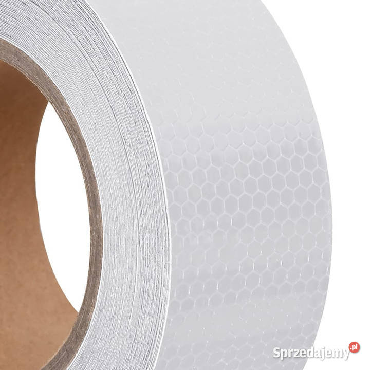 Taśma odblaskowa biały 5 x 20 m PVC WM153116 Warszawa