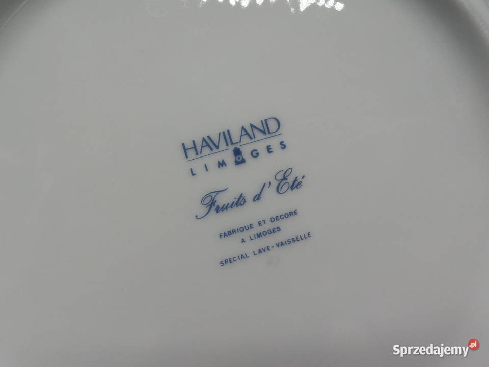 Talerz deserowy Haviland Limoges Raszków