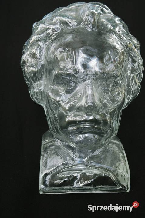 Głowa Beethovena szklana