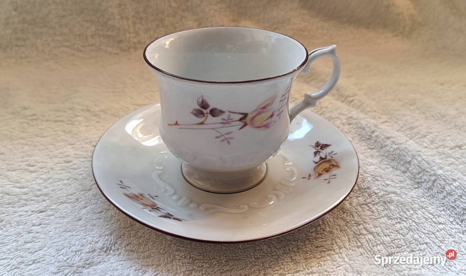 Ćmielów Serwis do kawy herbaty Filiżanki mazowieckie Brwinów