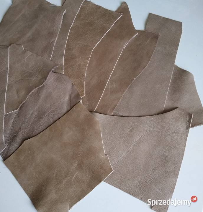 Skóra 335 g Licowa Włoska średnie i małe kawałki Gdańsk sprzedam