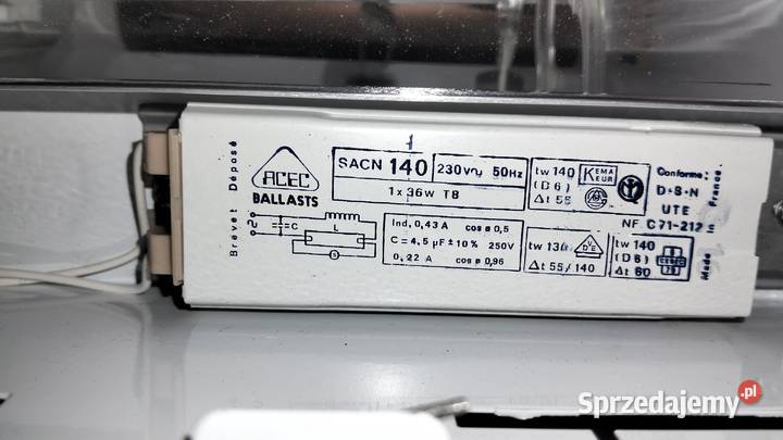 Lampa oprawa rastrowa jarzeniówka LED Warszawa