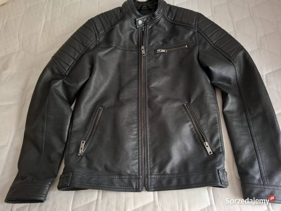 Kurtka skórzana czarna rozmiar S