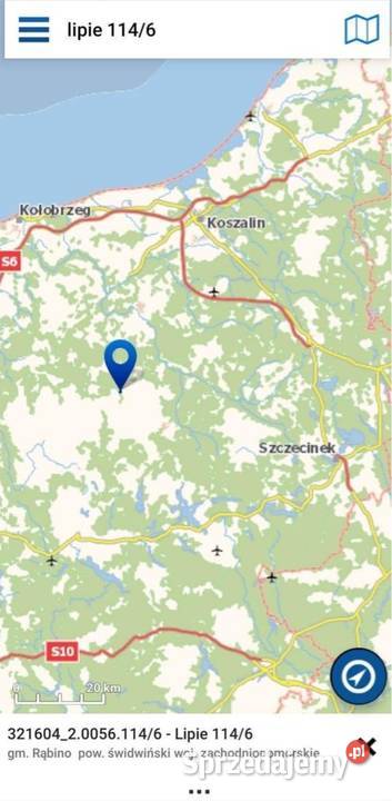 Działka z linią brzegową Możliwość zabudowy zachodniopomorskie Lipie