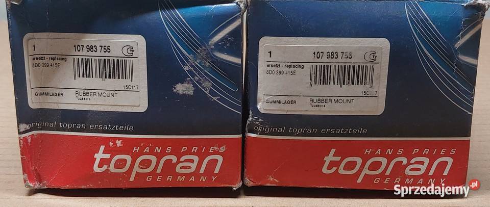 PODUSZKA TYLNEJ BELKI VW PASSAT B5 AUDI B5 B6 B7 Mielęcin