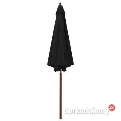 vidaXL Parasol ogrodowy na drewnianym słupku Parasole ogrodowe mazowieckie Warszawa