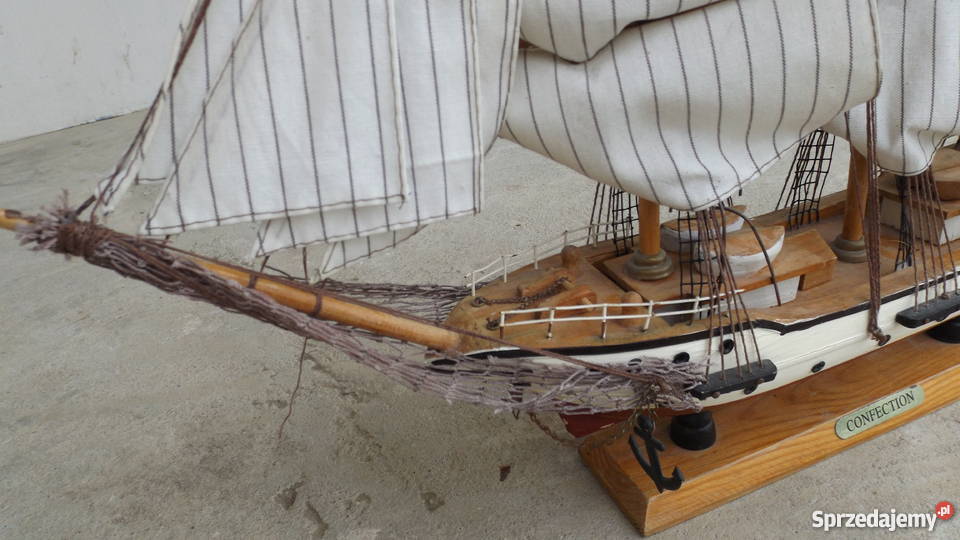 Statek żaglowiec okręt CONFECTION 40x50 Grodziczno sprzedam