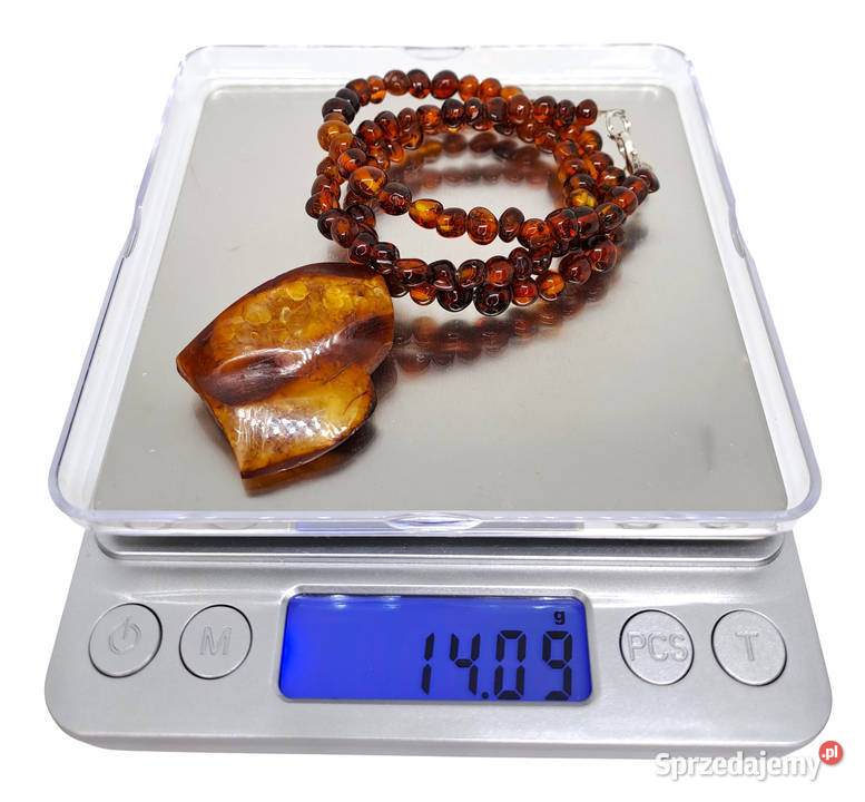 Korale z bursztynu BURSZTYN bałtycki baroczek Warszawa