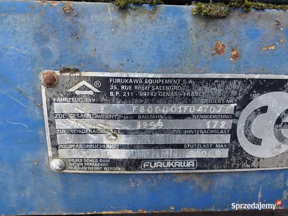 REDUKTOR SILNIK OBROTU LINDE KOPARKI FURUKAWA