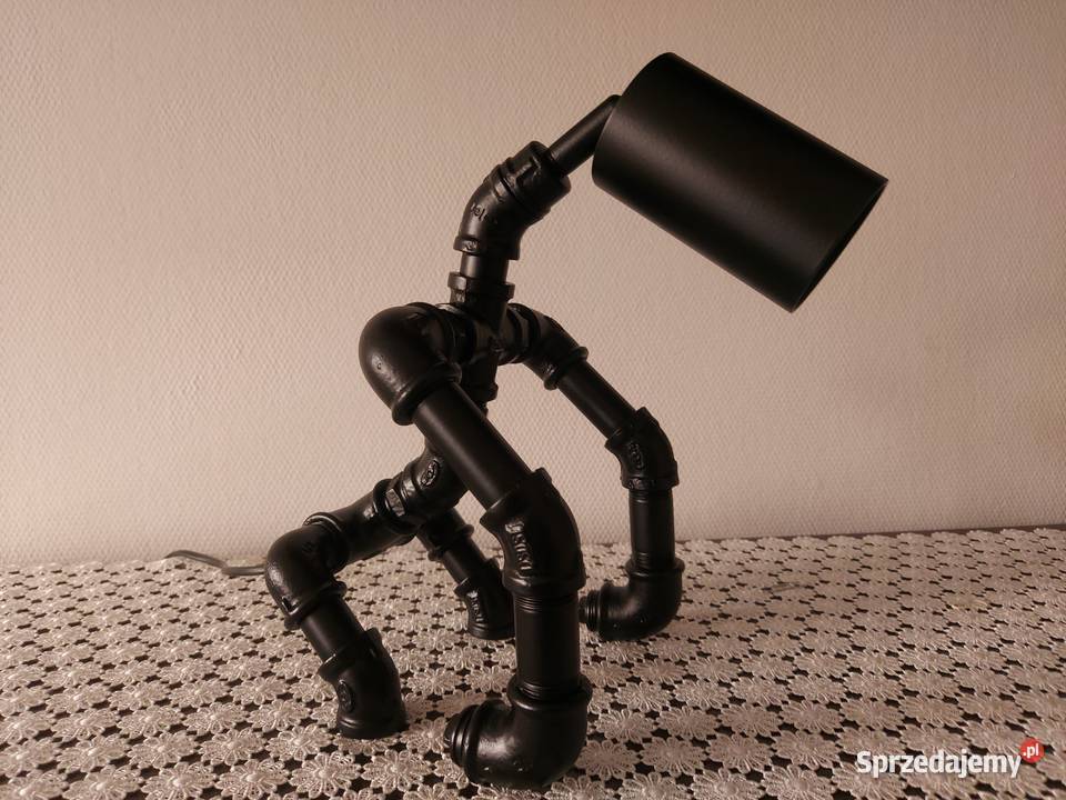 LaLampka nocna stołowa ludzik loftowa ozdoba śląskie Gliwice