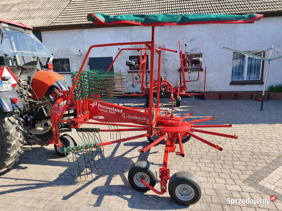 Zgrabiarka KVERNELAND taarup 9443 szerokość 4 Rusko sprzedam