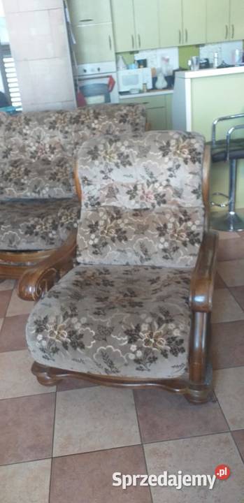 Meble Holenderskie sofa i 2 fotele do renowacji Niedźwiedzice sprzedam