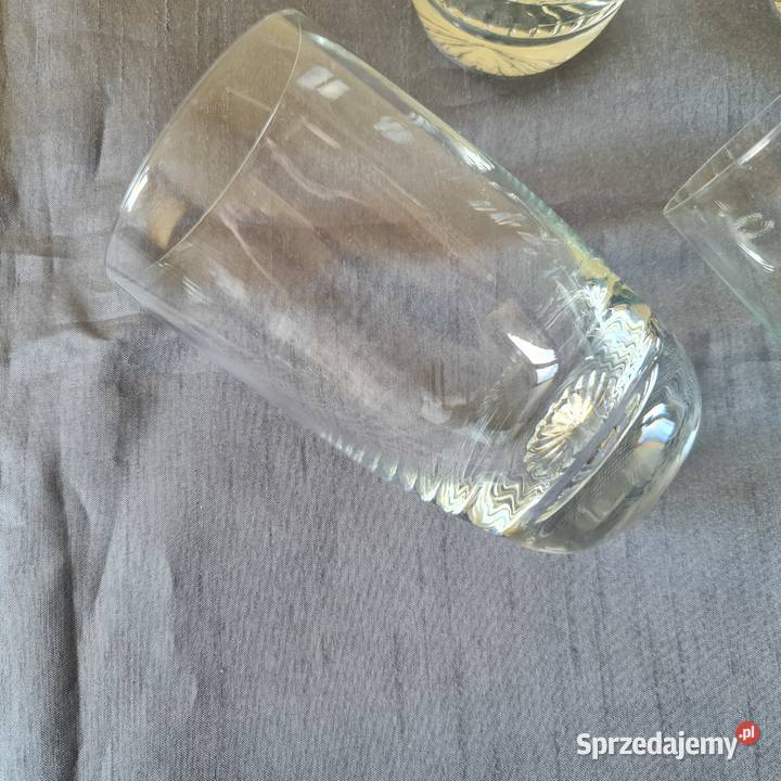 Szklanki beczułki Okres PRLu Warszawa