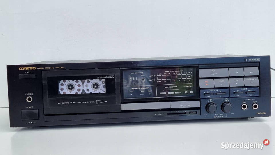 Onkyo TA 2430 magnetofon tapedeck casette deck Magnetofony wielkopolskie Międzychód