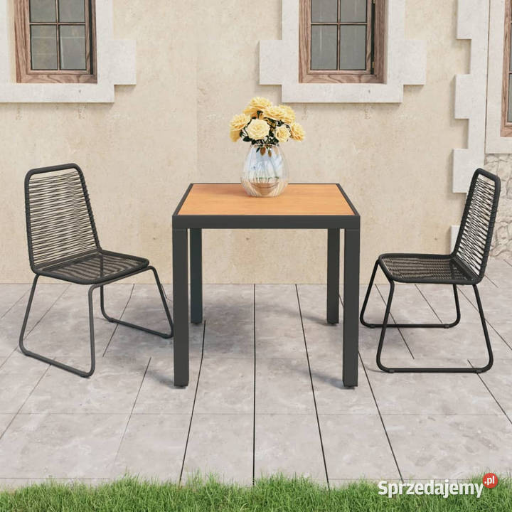 3częściowy zestaw mebli ogrodowych rattan PVC Warszawa