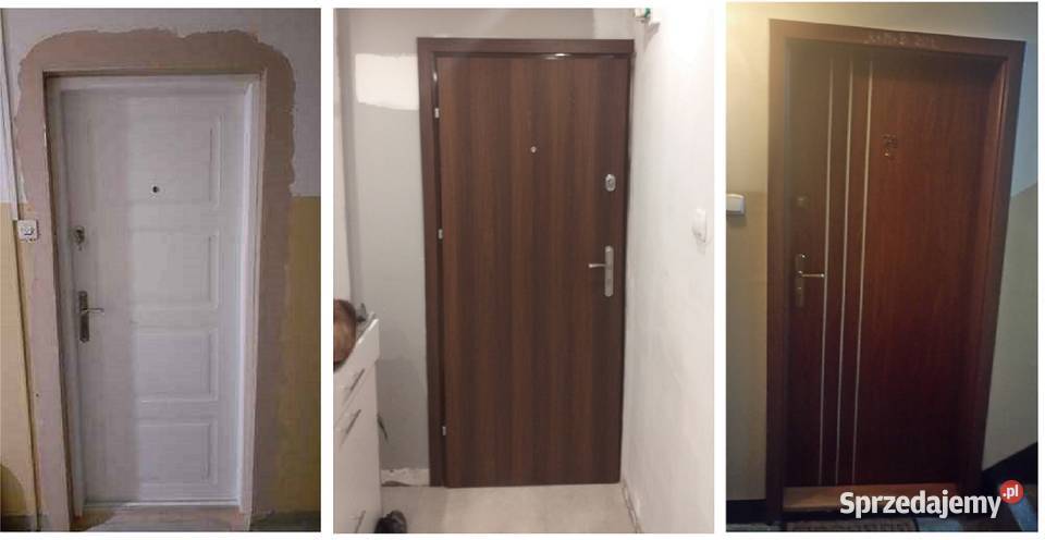 Drzwi akustyczne zewnętrzne wejściowe z montażem Wieliczka