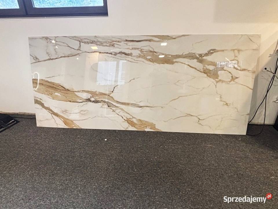 gres 120x280 marmur poler paradyż calacatta gold new