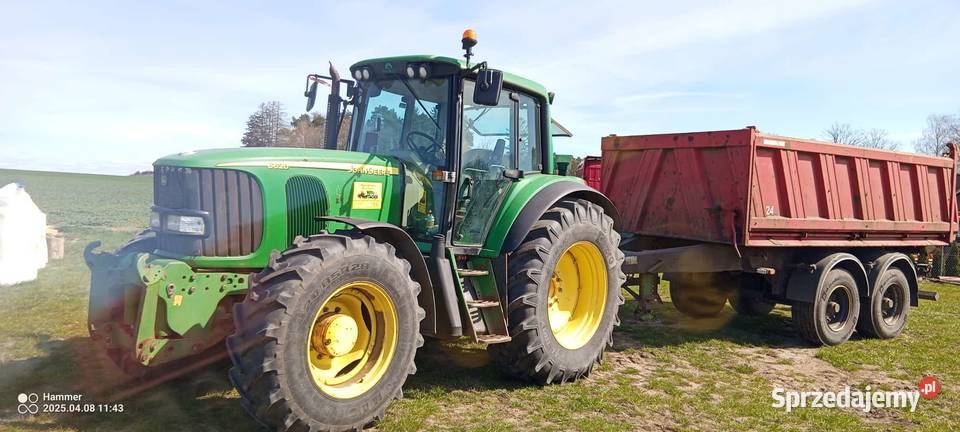 John Deere 6620 pneumatyka Jastrowie