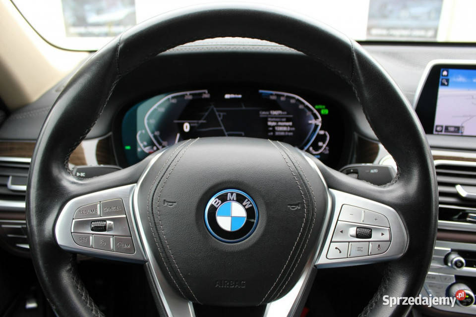 BMW 745 FV23 394 SalonPL Skóra Navi Kamera HUD